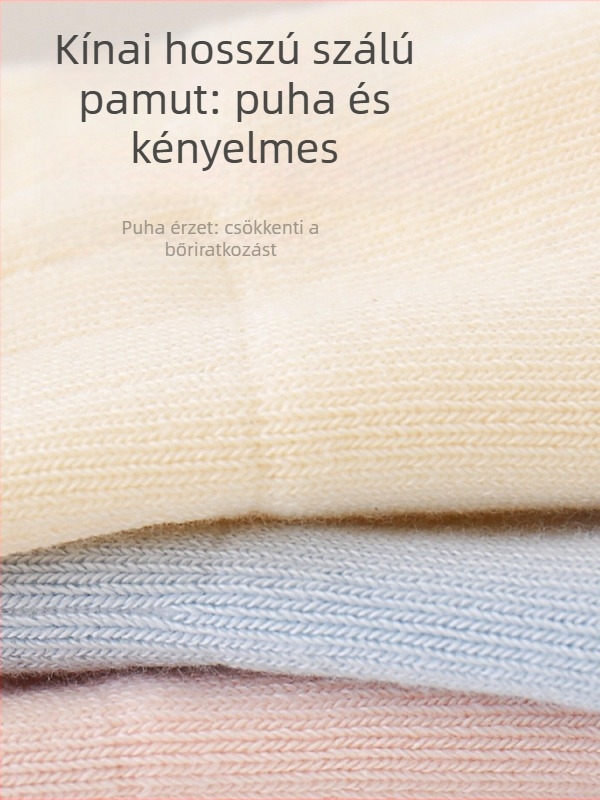 Újszülött baba zokni, finom pamut, középső csőhossz, jacquard kötés, mintás fülű