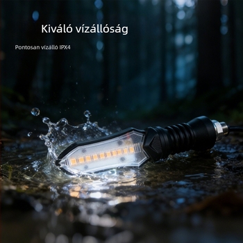 LED index jel robogóhoz, modell MZ-04, 48V, 2W, élettartam 30 000 óra