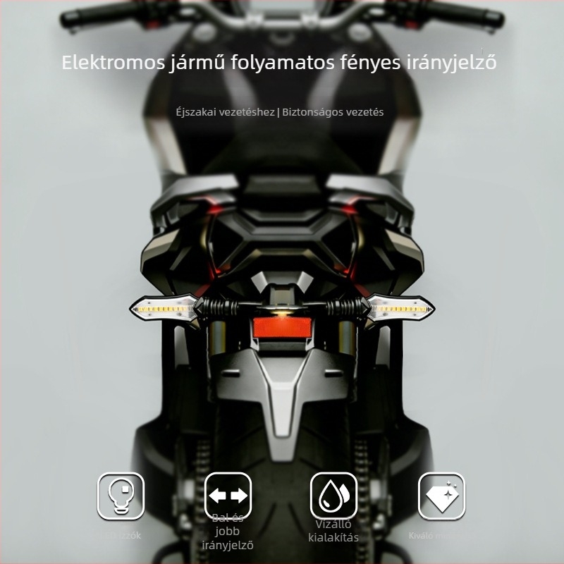 LED index jel robogóhoz, modell MZ-04, 48V, 2W, élettartam 30 000 óra