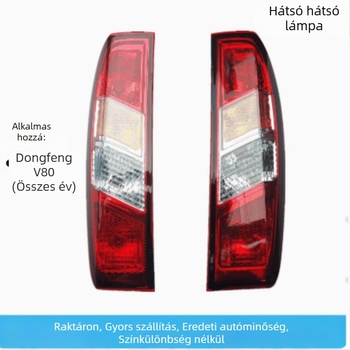 V80 autóhátsó lámpa – jellemzők: Modell V80, Teljesítmény 50, Feszültség 12, Élettartam 10