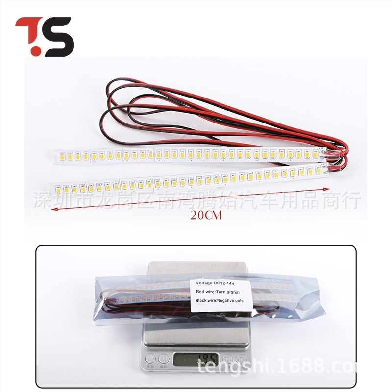 Autók és motorkerékpárok számára készült LED indexlámpa, SMD, 12V, 5W, vágható, modell TS-HSJLED