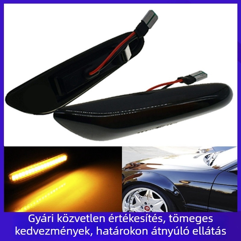 BMW E46 E90 1/3/5 sorozat sárvédő jelzőfény T10 csatlakozóval