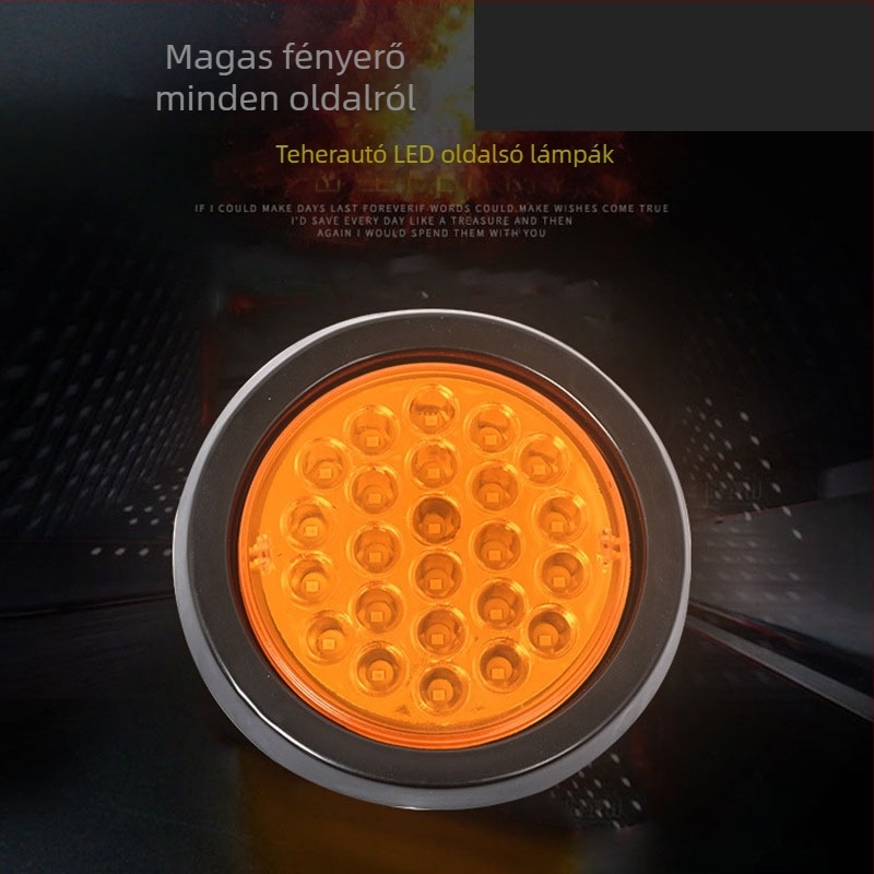 24V-os LED oldalsó lámpa teherautókhoz és furgonokhoz – 5W, LED, 6000K