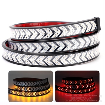60 hüvelykes LED hátsó lámpa pickuphoz, három sor LED-modullal, indexjelzés, féklámpa és tolatófény, csomagtartó világítás