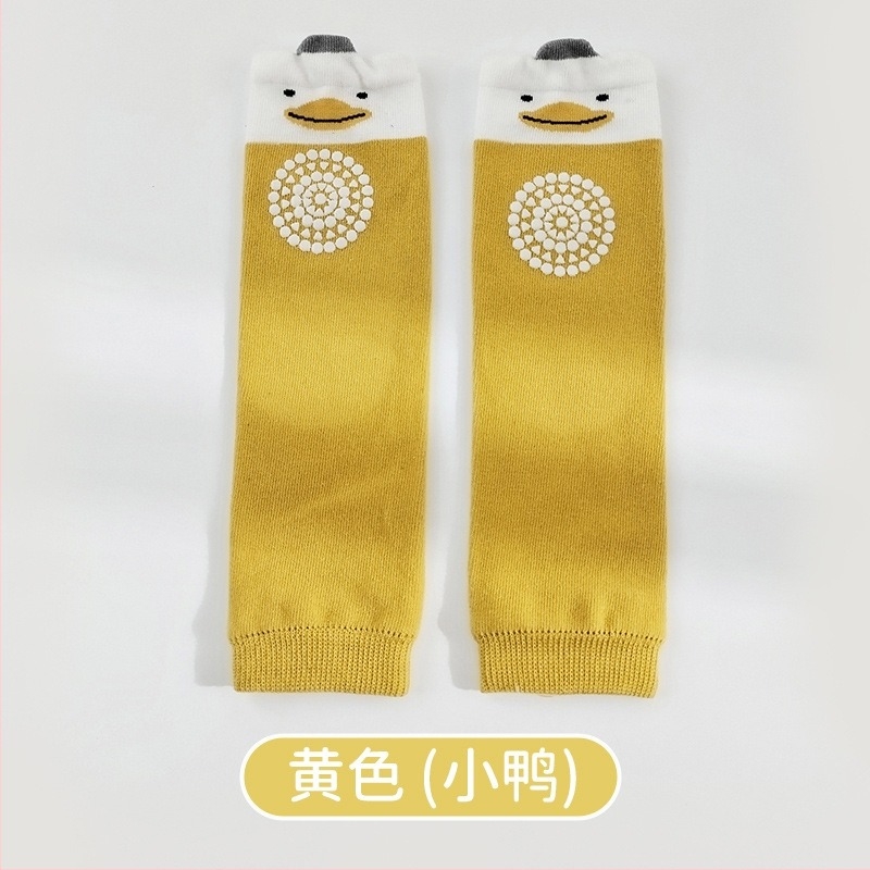 Ijobe gyerek zokni hosszú cső, anti-slip pöttyökkel a járás tanulásához, pamutból, 1–3 éveseknek