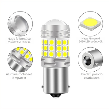 LED dekóder hátsó fény autókhoz, 42 LED, lencse, nagy fényerő, 21W, CANBUS