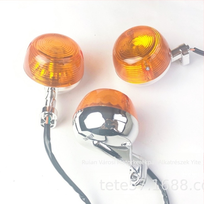 Motorkerékpár irányjelző lámpa Jialing JH70/70 - 12V, 10W, LED G18, 6500K, kompatibilis a modell 70