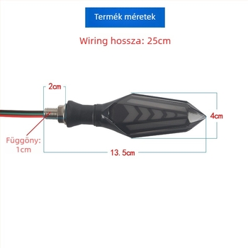 Motorkerékpár LED irányjelző 12V 2W 5000K, modell Hj030-C