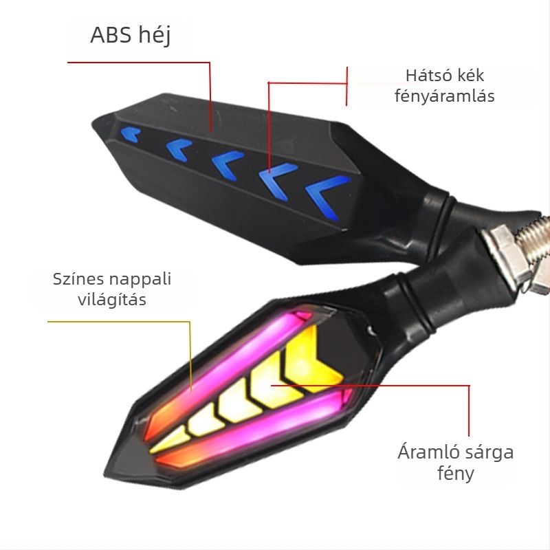 Motorkerékpár LED irányjelző 12V 2W 5000K, modell Hj030-C