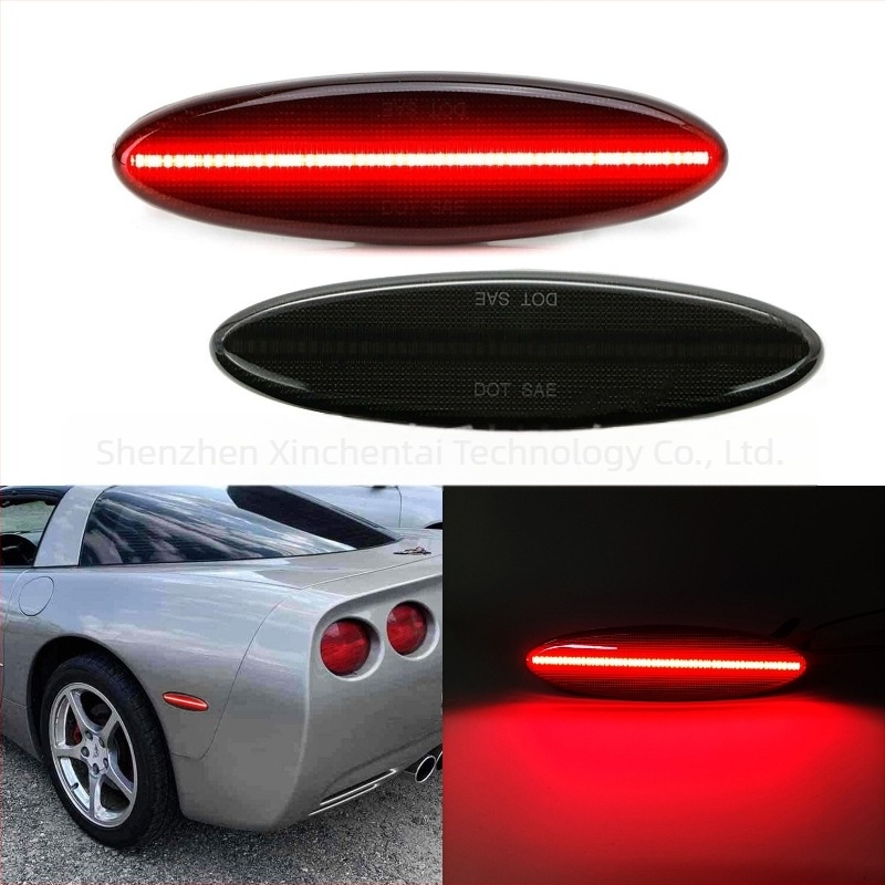TYZ-010 sárvédő indexlámpa a Chevrolet Corvette C5-hez (1997-2004) – LED + ABS/PC, 12V