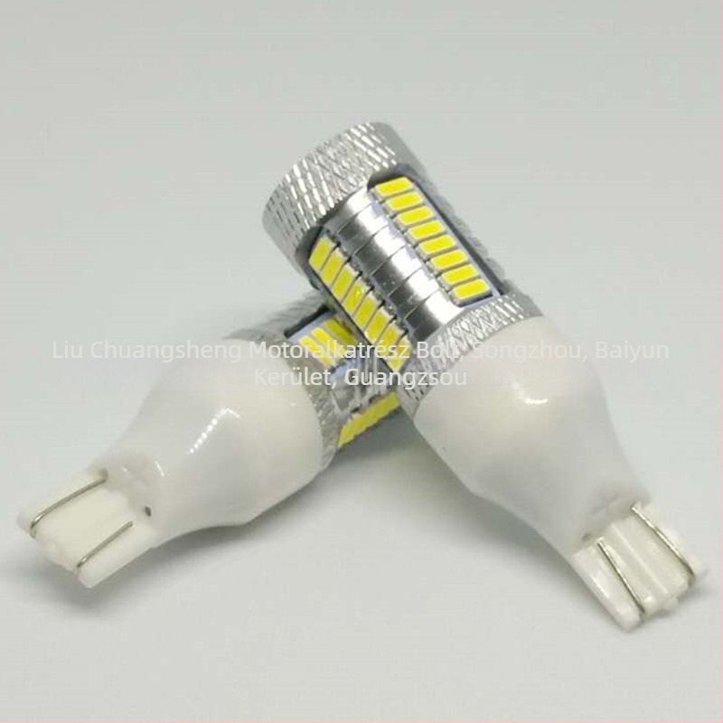 T15 4014 LED autólámpa, 10W, 12V, 6000K