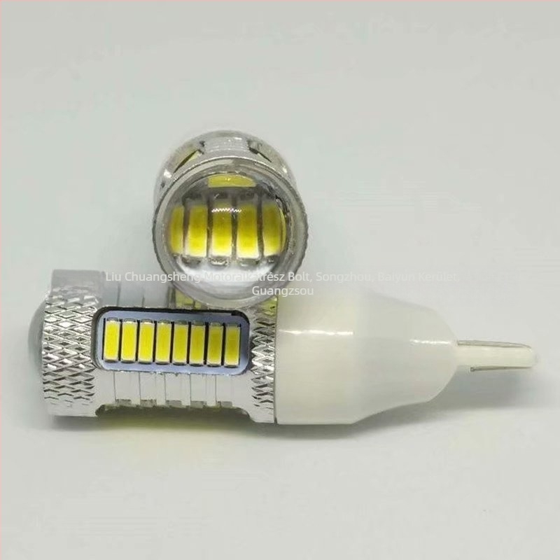 T15 4014 LED autólámpa, 10W, 12V, 6000K
