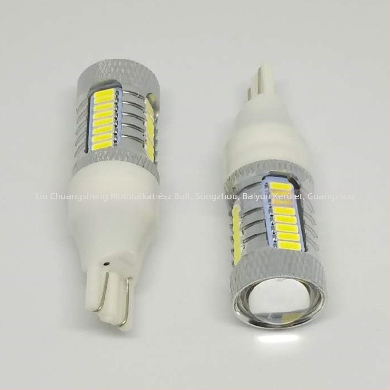 T15 4014 LED autólámpa, 10W, 12V, 6000K