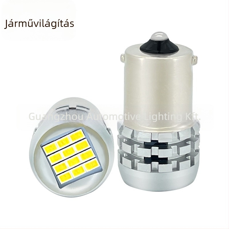 Autó LED izzó 1156/1157 alap, 6SMD 3020 EMC, 12V, 6500K (30 000 óra élettartam)