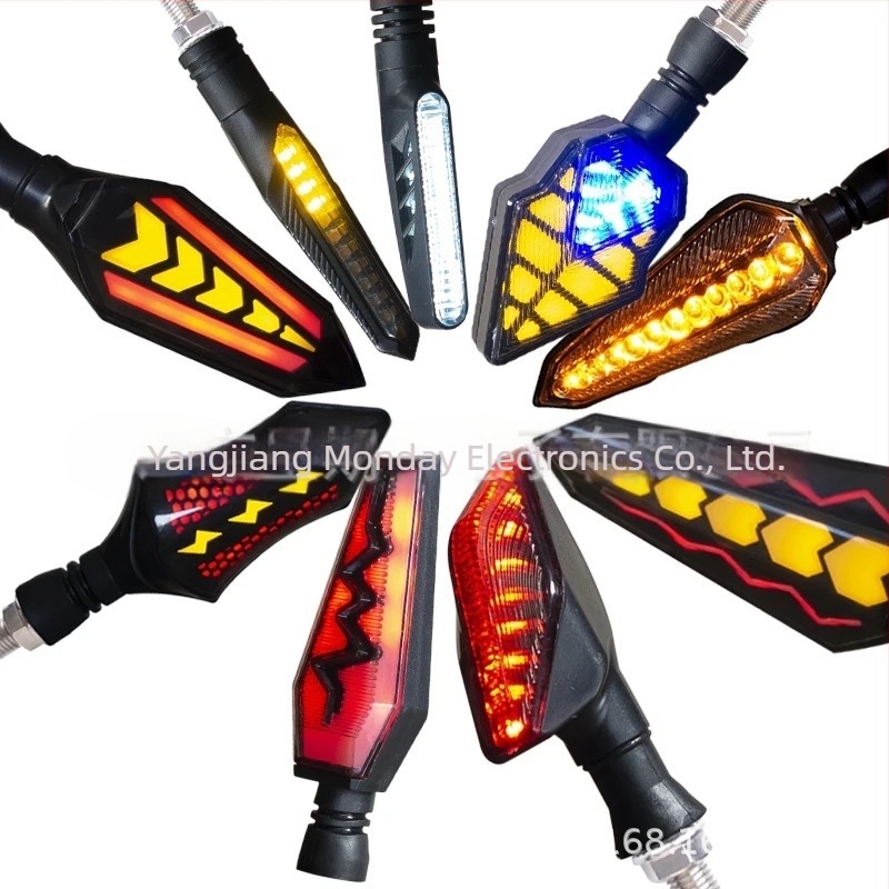 Motorkerékpár LED indexlámpa - 12V, 0,5W, 2835 LED, Y-203 modell, kompatibil motorokkal, ATV-vel, terepmotorokkal