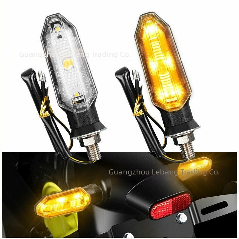 LED Big Shark motorkerékpár irányjelző világítás, kompatibilis Honda, Kawasaki és Yamaha
