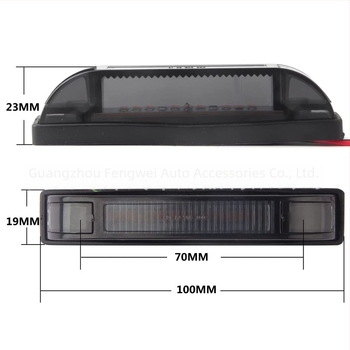 FN 9LED vízálló ABS 12V teherautó pozíciófény SMD/F5 fényforrással és hátsó lámpával