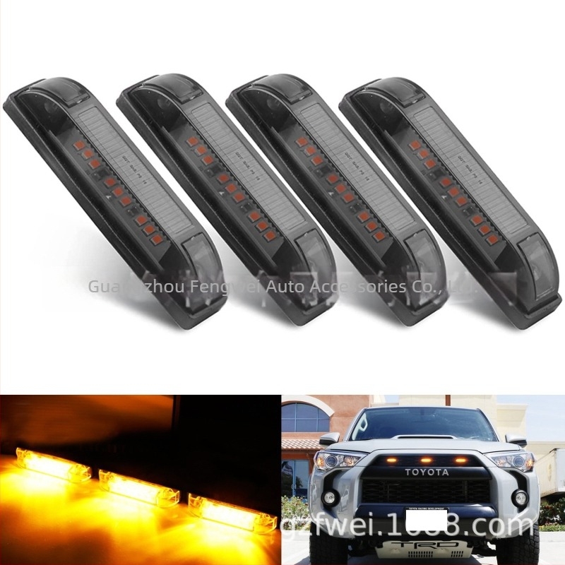 FN 9LED vízálló ABS 12V teherautó pozíciófény SMD/F5 fényforrással és hátsó lámpával