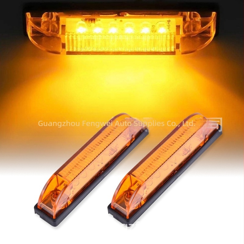 FN 9LED vízálló ABS 12V teherautó pozíciófény SMD/F5 fényforrással és hátsó lámpával