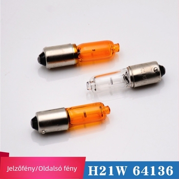 Autóhátrameneti fény H21W 12V BAY9S 64136 Volkswagen számára, 21W, 3300K