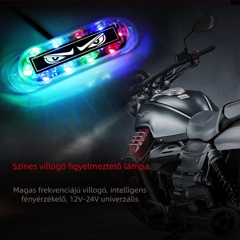 LED villogólámpák autók és teherautók számára, grille és sarok lámpák, 12–24V, ABS ház, 50 000 órás élettartam