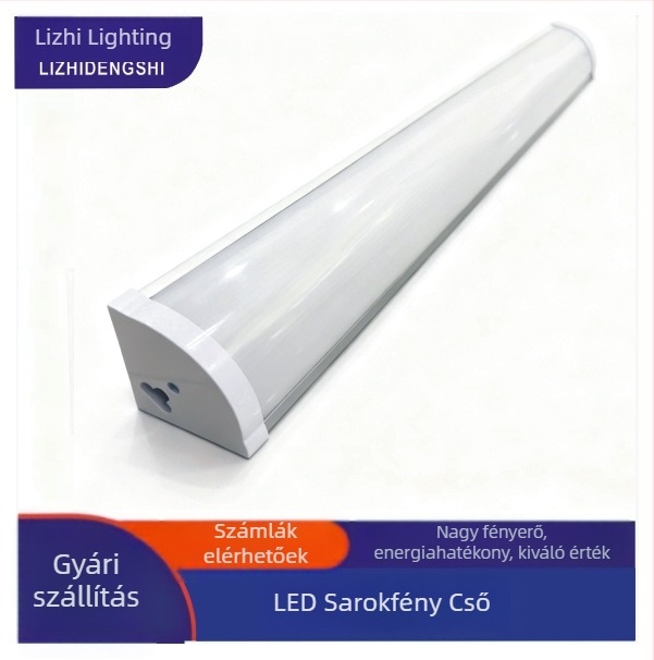 LED saroklámpa beépített szettel, 90°-os szög, 36W, 3600 lm, 220V, alumíniumötvözet ház, PF 0.65