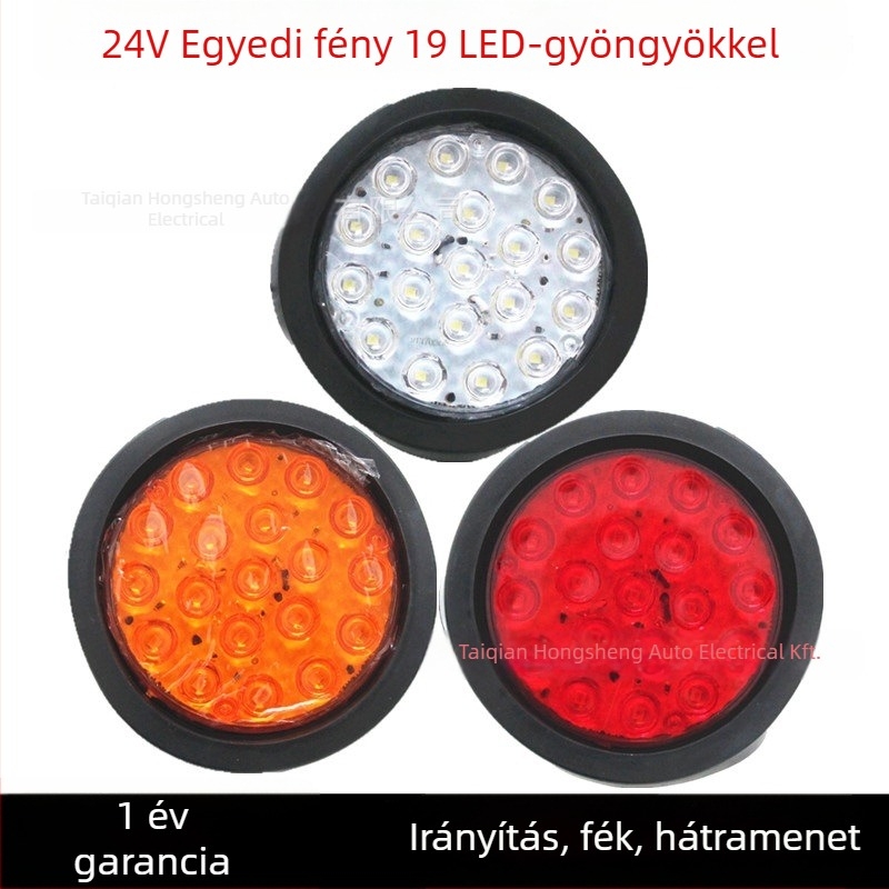 LED hátsó lámpa teherautókhoz és utánfutókhoz, 24V, 5W, 4500K