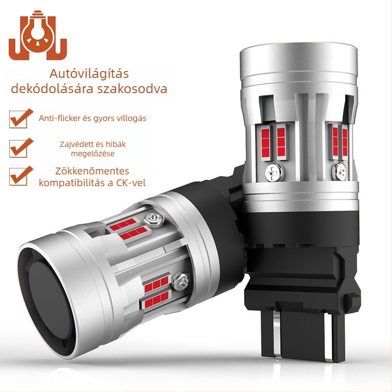 LED dekódoló fény pickuphoz 3157/7443 – polaritásmentes, CSP1860, EF-1860-8R-3157-V10, 8W, 10-18V
