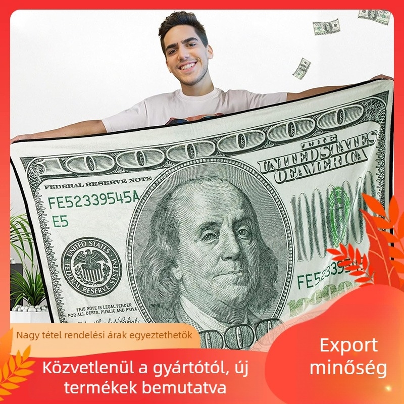 Flanel takaró geometriai mintával, poliészter rost, súly 300 g alatt, minden évszakra alkalmas, testreszabható, modern minimalista stílus