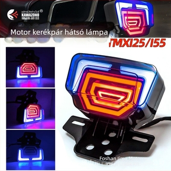 TMx-155 motorkerékpár hátsó lámpa, LED 12V, 5000 lm, élettartam 5000, WD0001