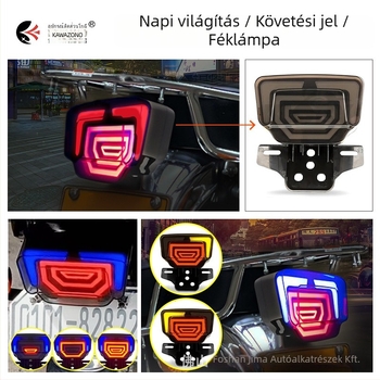 TMx-155 motorkerékpár hátsó lámpa, LED 12V, 5000 lm, élettartam 5000, WD0001