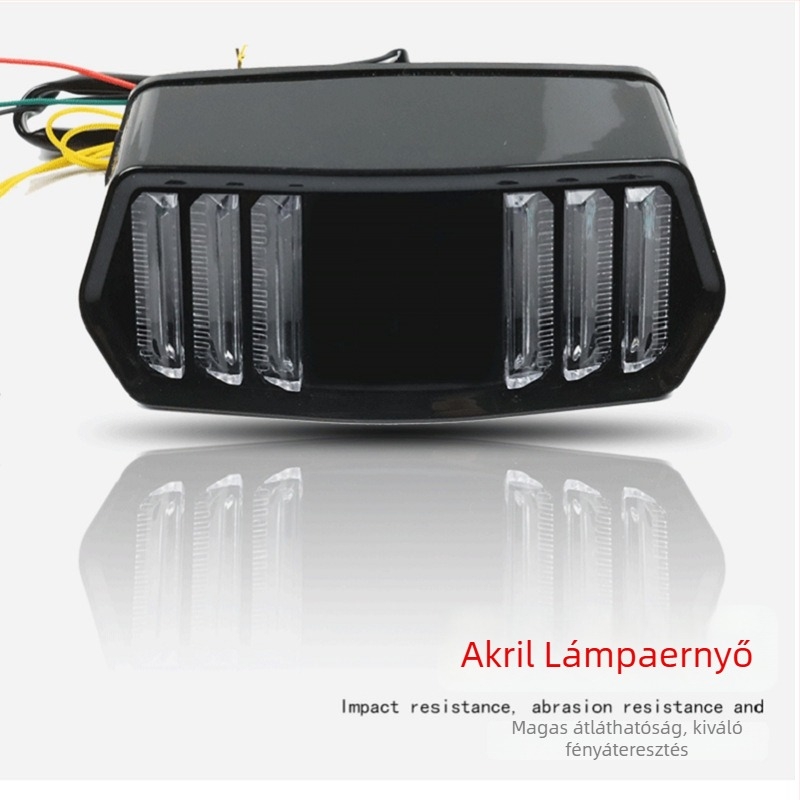 Mustang-stílusú LED hátsó lámpa a Honda MSX125-höz, 12V, 30W, kompatibilis CBR650F, ctx700, ctx700N