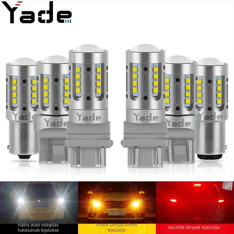 CANBUS-kompatibilis LED féklámpa autóhoz, 12-24V, 9.5W, 1100 lm, univerzális illeszkedés