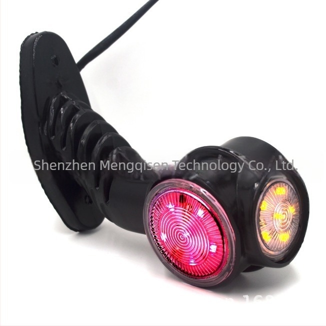 Kamion oldalsó LED-lámpa MK-186 - 12-24V, 18 LED, 2000-5000K, PC anyag
