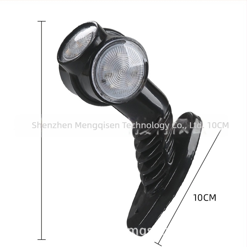 Kamion oldalsó LED-lámpa MK-186 - 12-24V, 18 LED, 2000-5000K, PC anyag