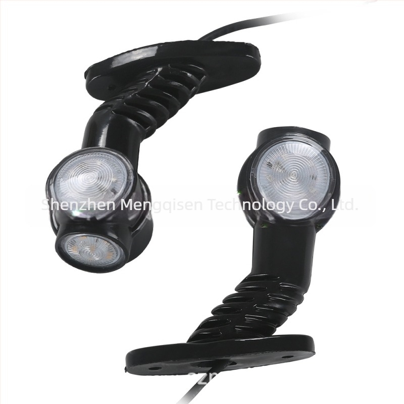 Kamion oldalsó LED-lámpa MK-186 - 12-24V, 18 LED, 2000-5000K, PC anyag