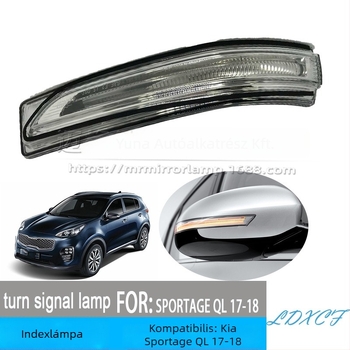 Kia Sportage 2017-2018 LED visszapillantó tükör lámpa tolatás és irányjelzővel