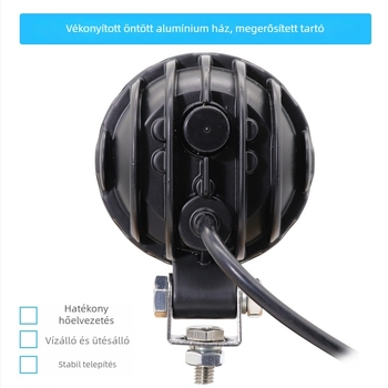 LED hátrameneti fény autókhoz és teherautókhoz LM-1519, 18W, 12-60V, 6500K, 10000h