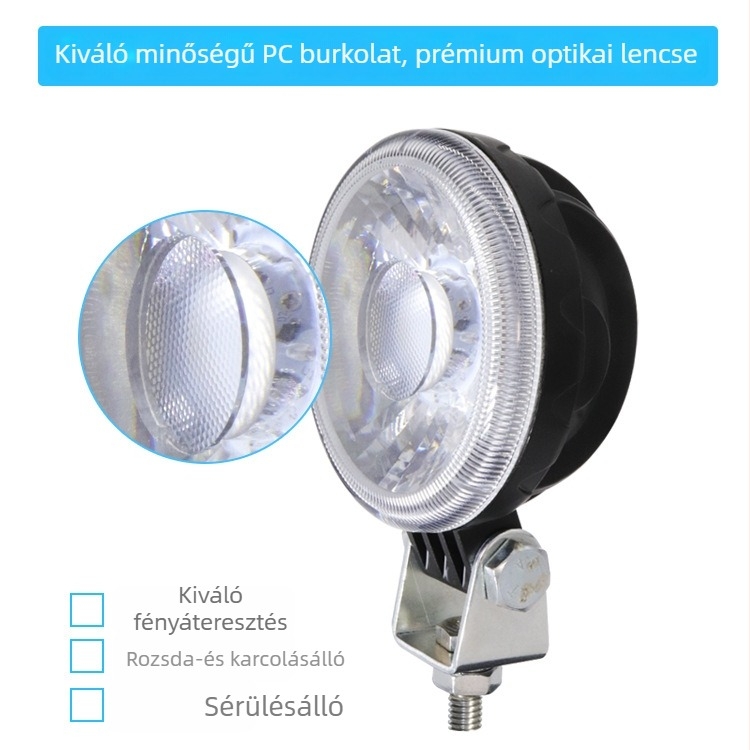 LED hátrameneti fény autókhoz és teherautókhoz LM-1519, 18W, 12-60V, 6500K, 10000h