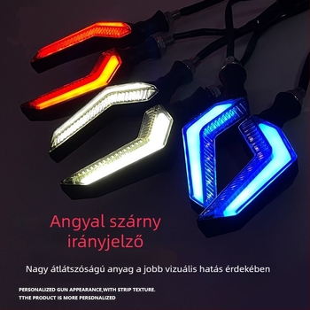 Két színű LED motorkerékpár jelzőfény és nappali fény