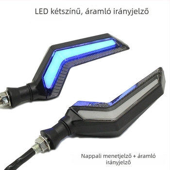 Két színű LED motorkerékpár jelzőfény és nappali fény