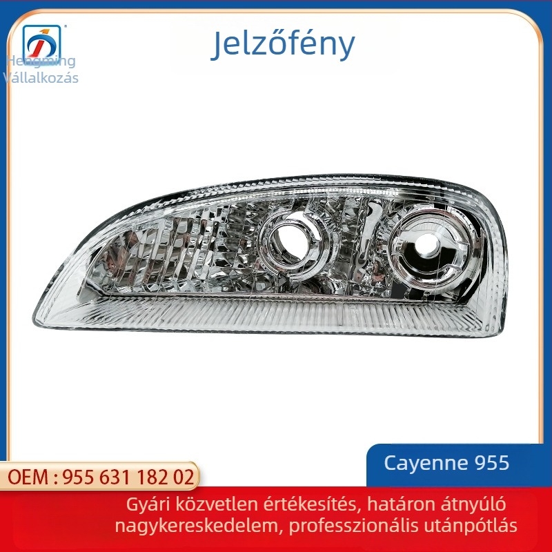 Porsche Cayenne 07-10 első lökhárító világítás készlet: index, nappali fény és ködlámpa - ABS KY/08