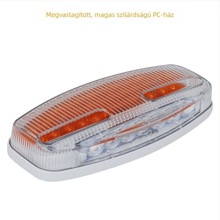 LED oldalsó lámpa Vans és pótkocsikhoz, vízálló, 24V, 12W, BD-8001