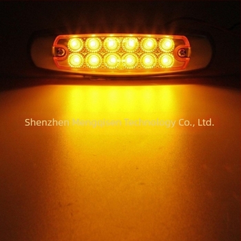 Kamion oldalsó lámpa, modell 338, LED, 12/24V, 2000–4000K, PC