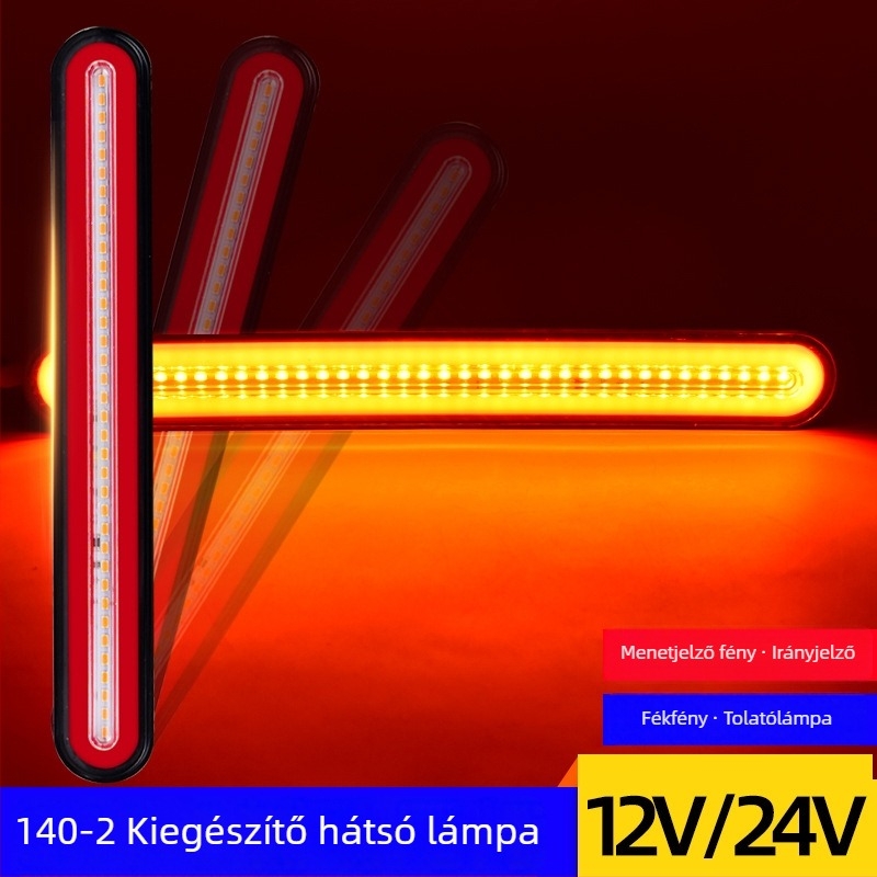 140-2 hátsó tolatólámpa, LED tolató fény, 12V/24V