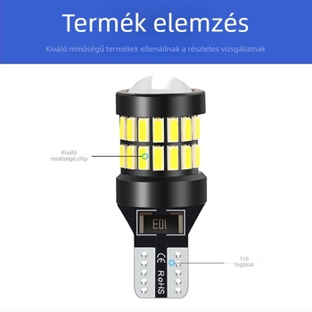 T15 hátrameneti világítás 34+4 SMD LED-del (4014), 10-30V, nagy fényerő, autó LED hátrameneti fény