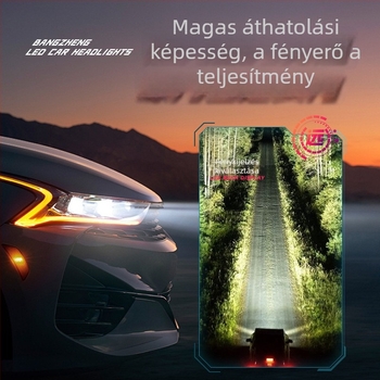 EMPELAM autó LED fényszórók, 240W, 12V, 10A, IP68, 30 000 óra élettartam, univerzális kompatibilitás