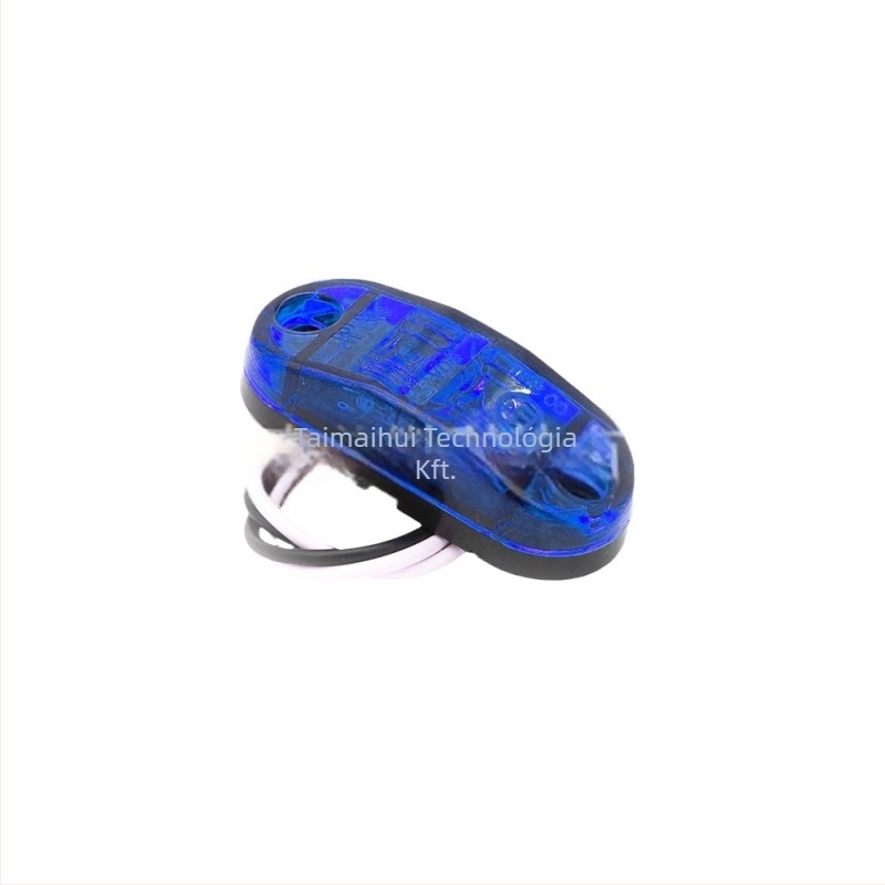 Kamion LED oldalsó irányjelző lámpa, 2 LED, TMH-LM-R/Y/W/RY/B/G modell, 1.2 W, 10–30 V, Piranha LED, 3500K