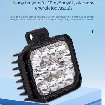 Kamion LED reflektor, 12-80V, 50W, IP68, munkagépekre és építőipari járművekre
