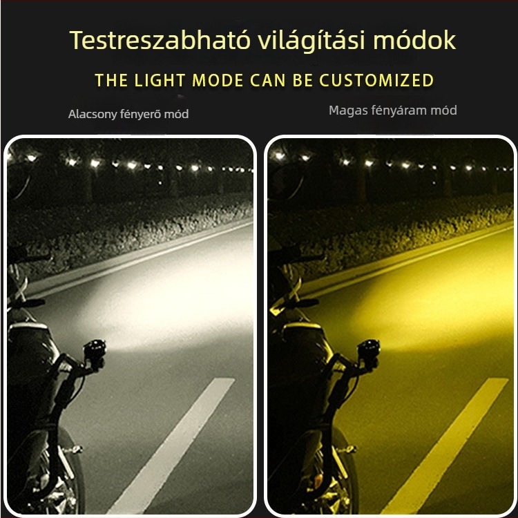 Elektromos járművekhez készült LED spotlámpa, kettőszínű LED-del, IP68 vízálló, 12–50 V, 336 W, 5000 lm